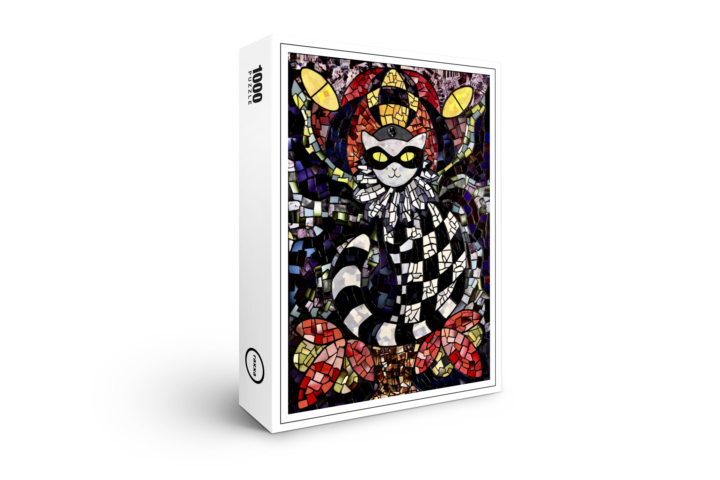 raxxa Premium-Puzzle: Magische Katze