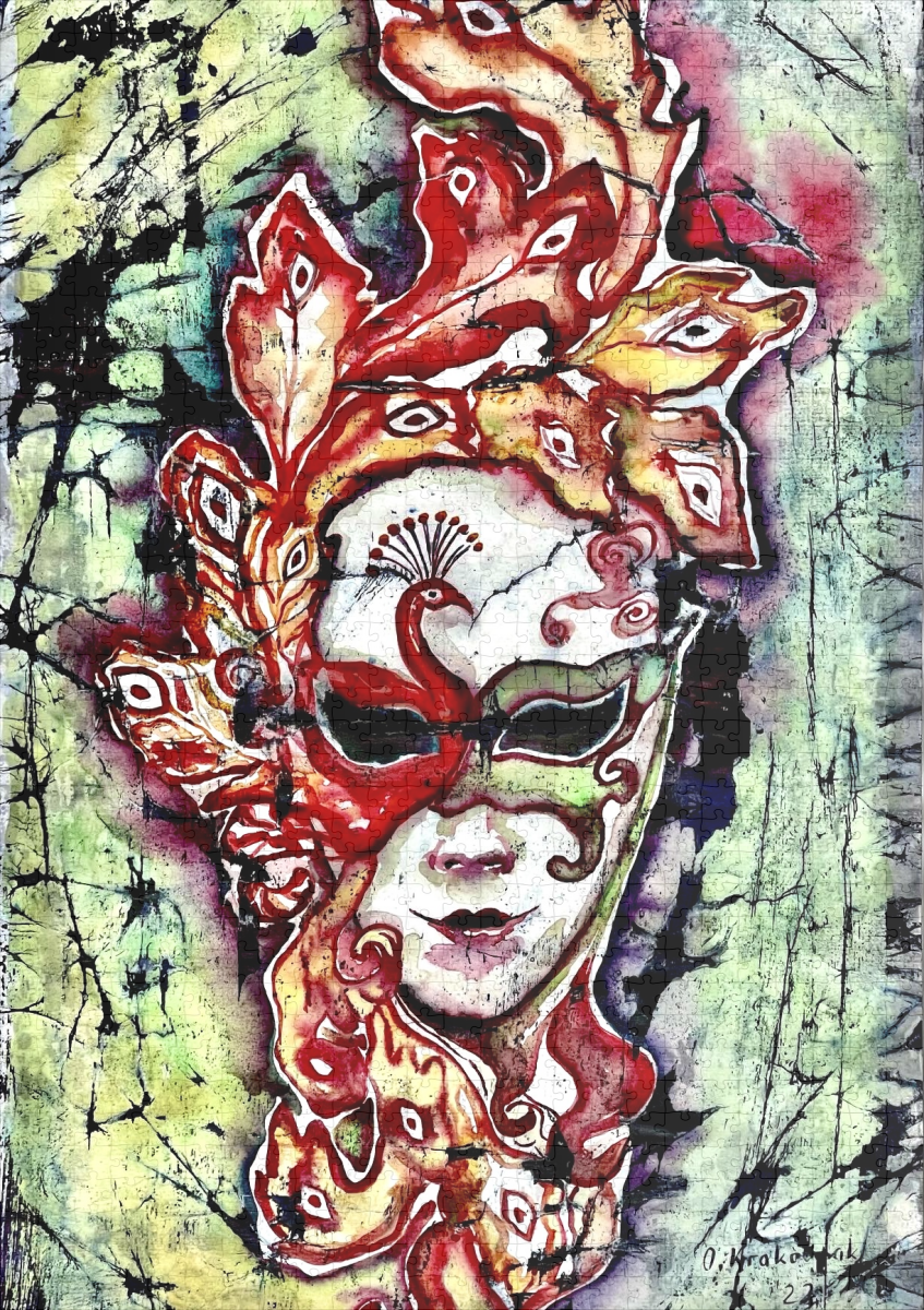 raxxa Premium-Puzzle: Venezianische Maske III – Image 2