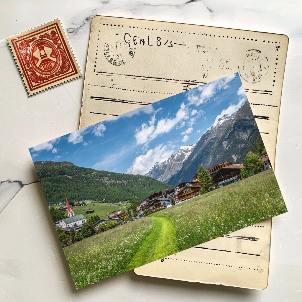 raxxa Postkarte: Sölden im Ötztal