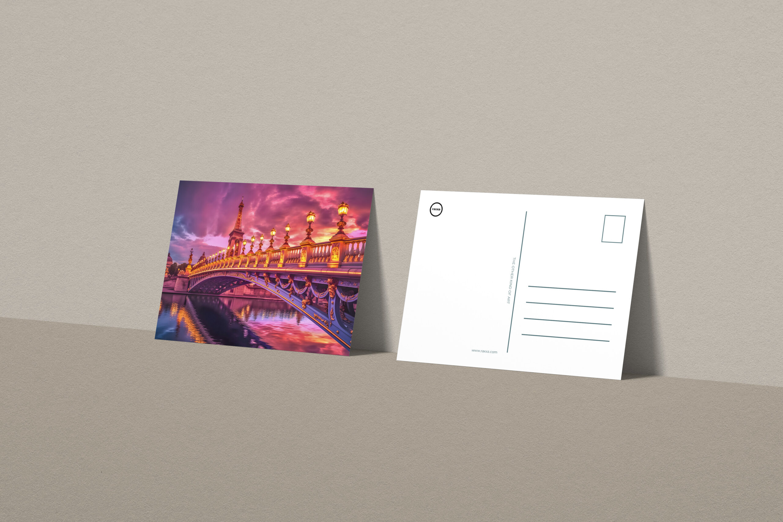 raxxa Postkarte: Pont Alexandre III Bridge