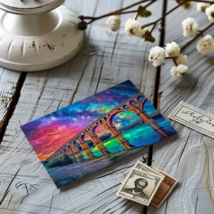 raxxa Postkarte: Pont du Gard Frankreich