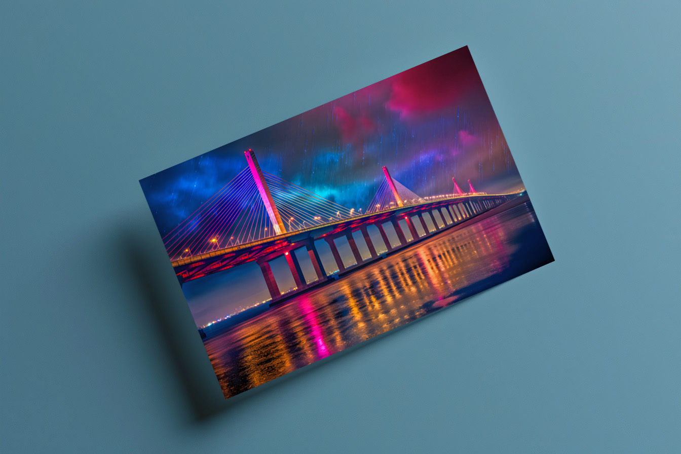 raxxa Postkarte: Ponte Vasco da Gama Bridge