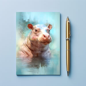 raxxa Postkarte: Baby Hippo