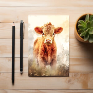 raxxa Postkarte: Baby Kuh