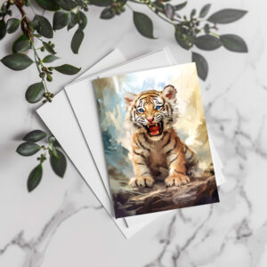 raxxa Postkarte: Baby Tiger