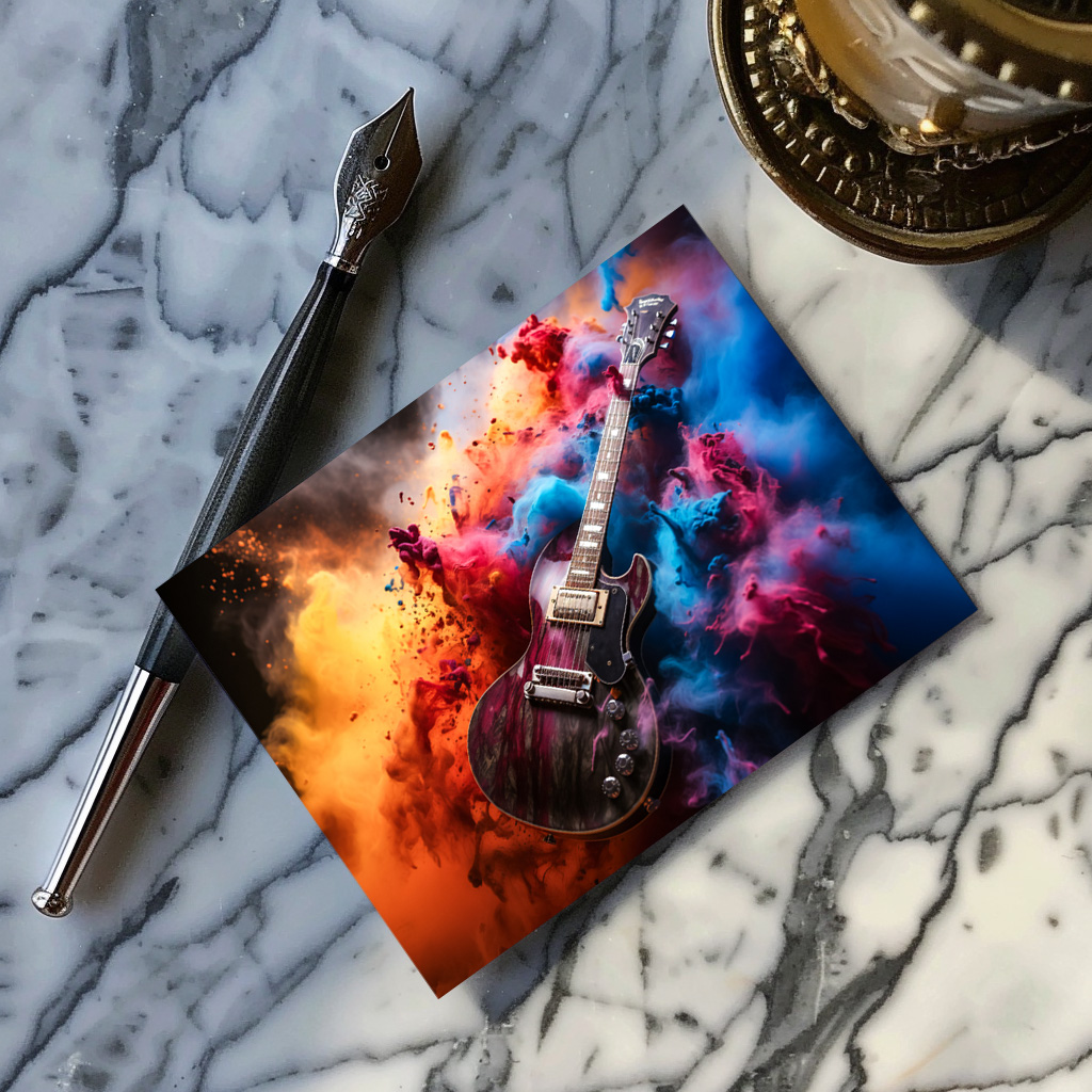raxxa Postkarte: Gitarre 2