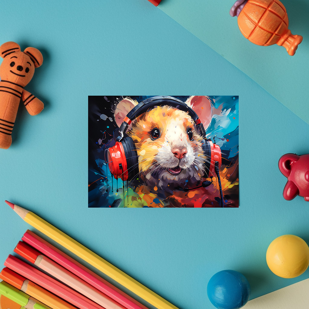 raxxa Postkarte: Hamster