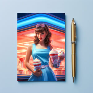 raxxa Postkarte: Roter Lippenstift ist keine Option, sondern Pflicht