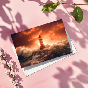 raxxa Postkarte: Das Licht erzählt Geschichten vom sicheren Hafen