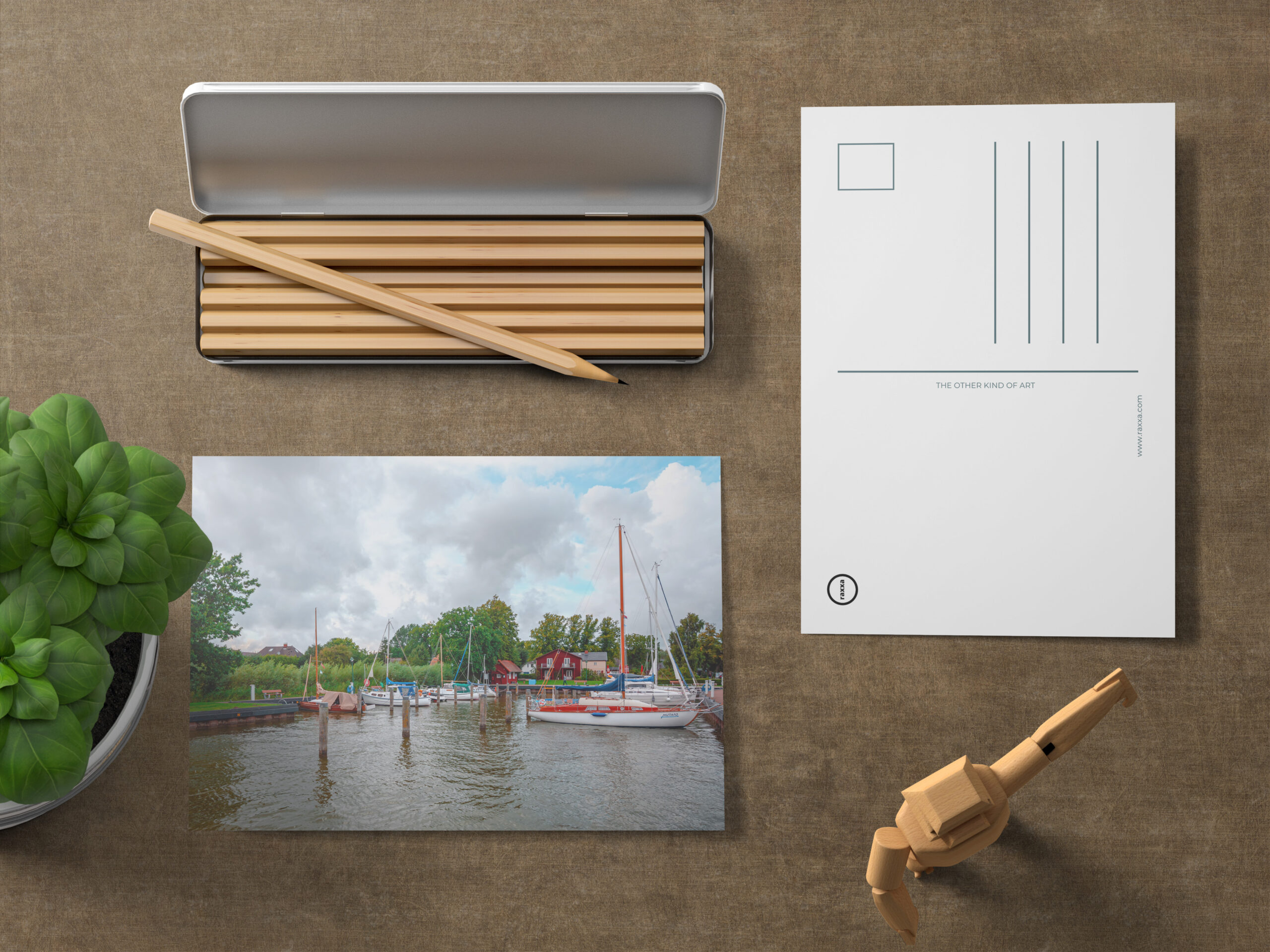 raxxa Postkarte: Hafen Born