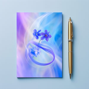 raxxa Postkarte: Blumen öffnen die Tore zur Magie