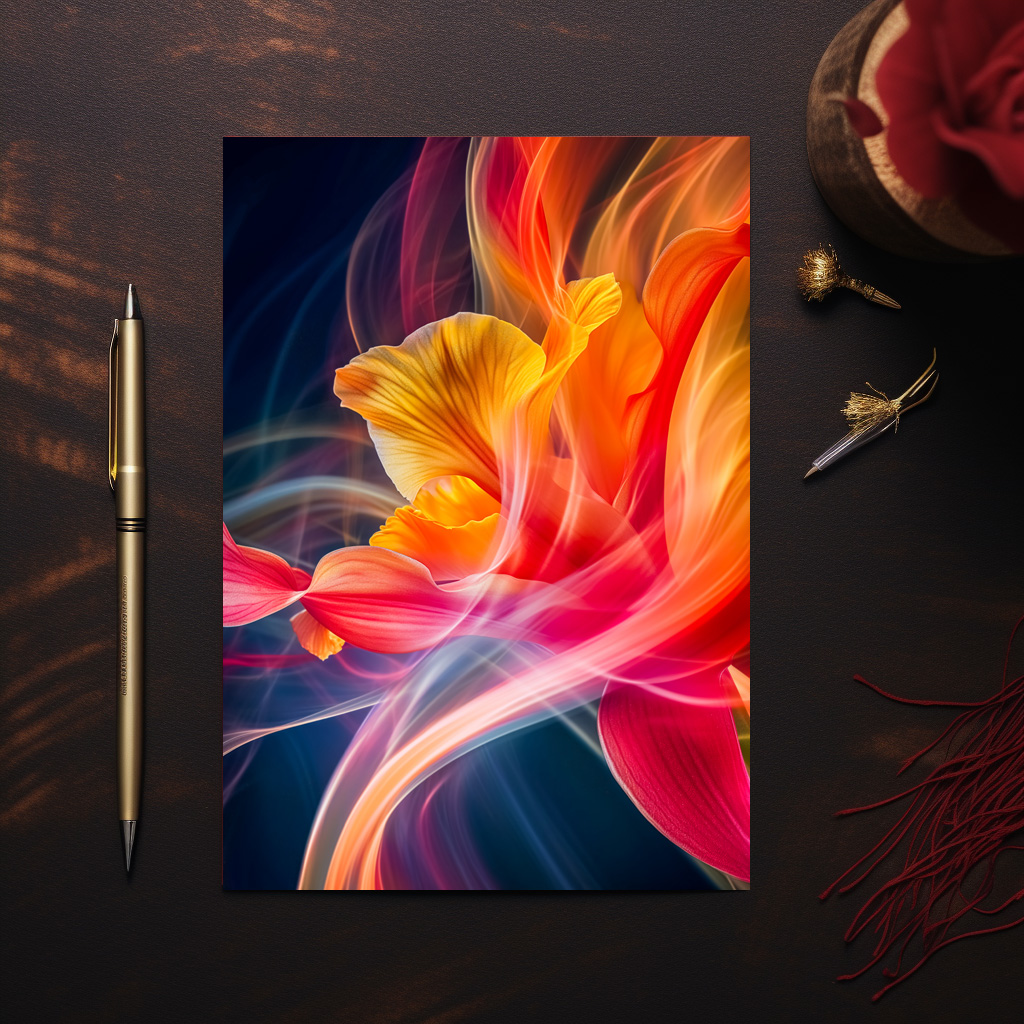 raxxa Postkarte: Die Sprache der Blumen ist Zauber selbst