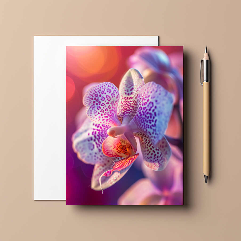 raxxa Postkarte: Im Duft einer Orchidee liegt Zauberkraft