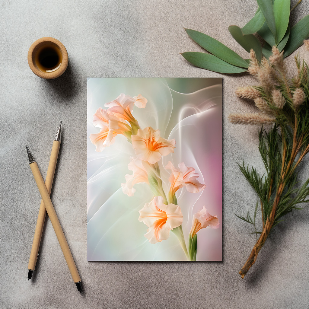 raxxa Postkarte: Wo Blumen blühen gedeiht die Seele