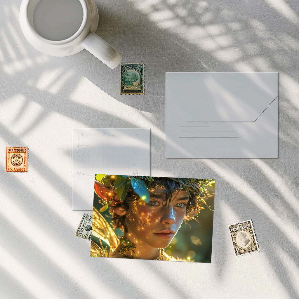 raxxa Postkarte: Calisthro Blütenherz