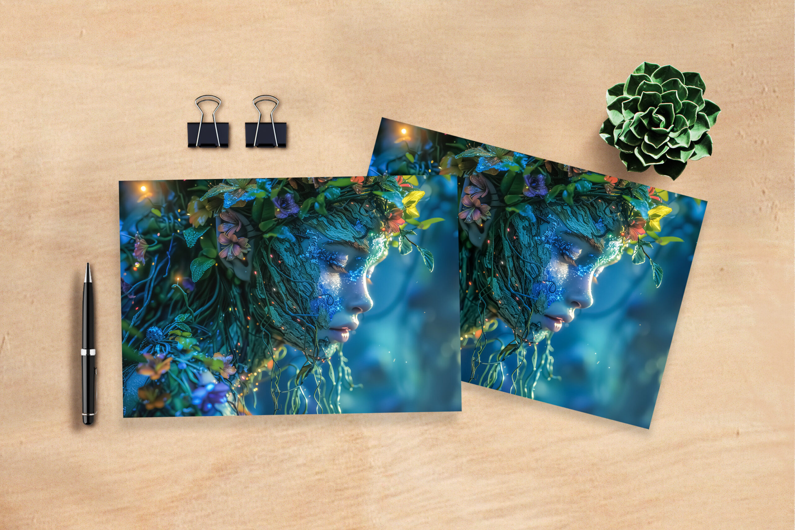 raxxa Postkarte: Cryndora Waldelf