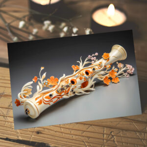 raxxa Postkarte: Blockflöte