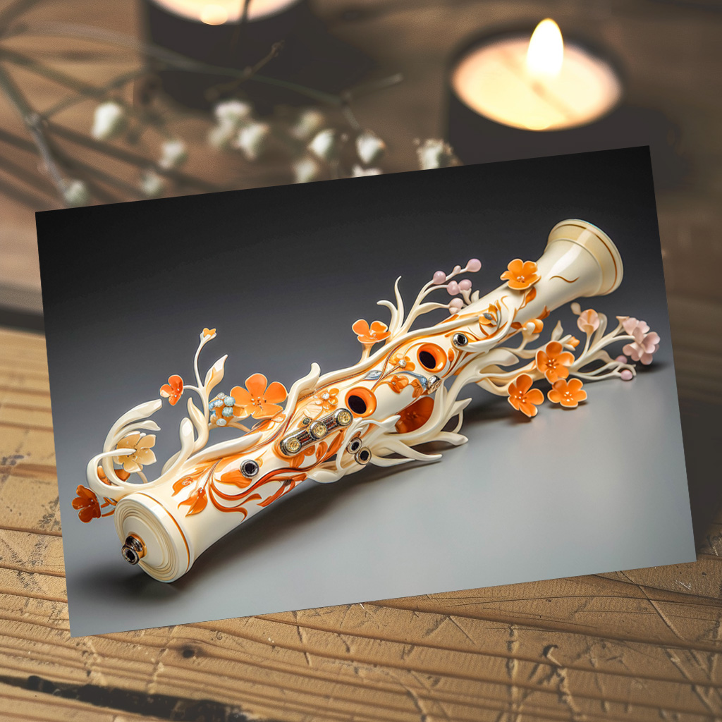 raxxa Postkarte: Blockflöte