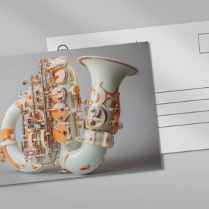 raxxa Postkarte: Saxophon