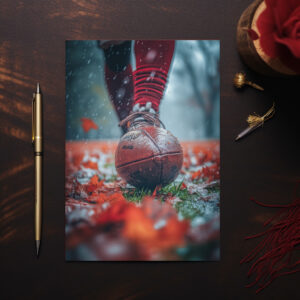 raxxa Postkarte: Trainiere als wärst du der Underdog