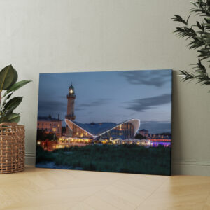 raxxa Canva: Warnemünde am Abend