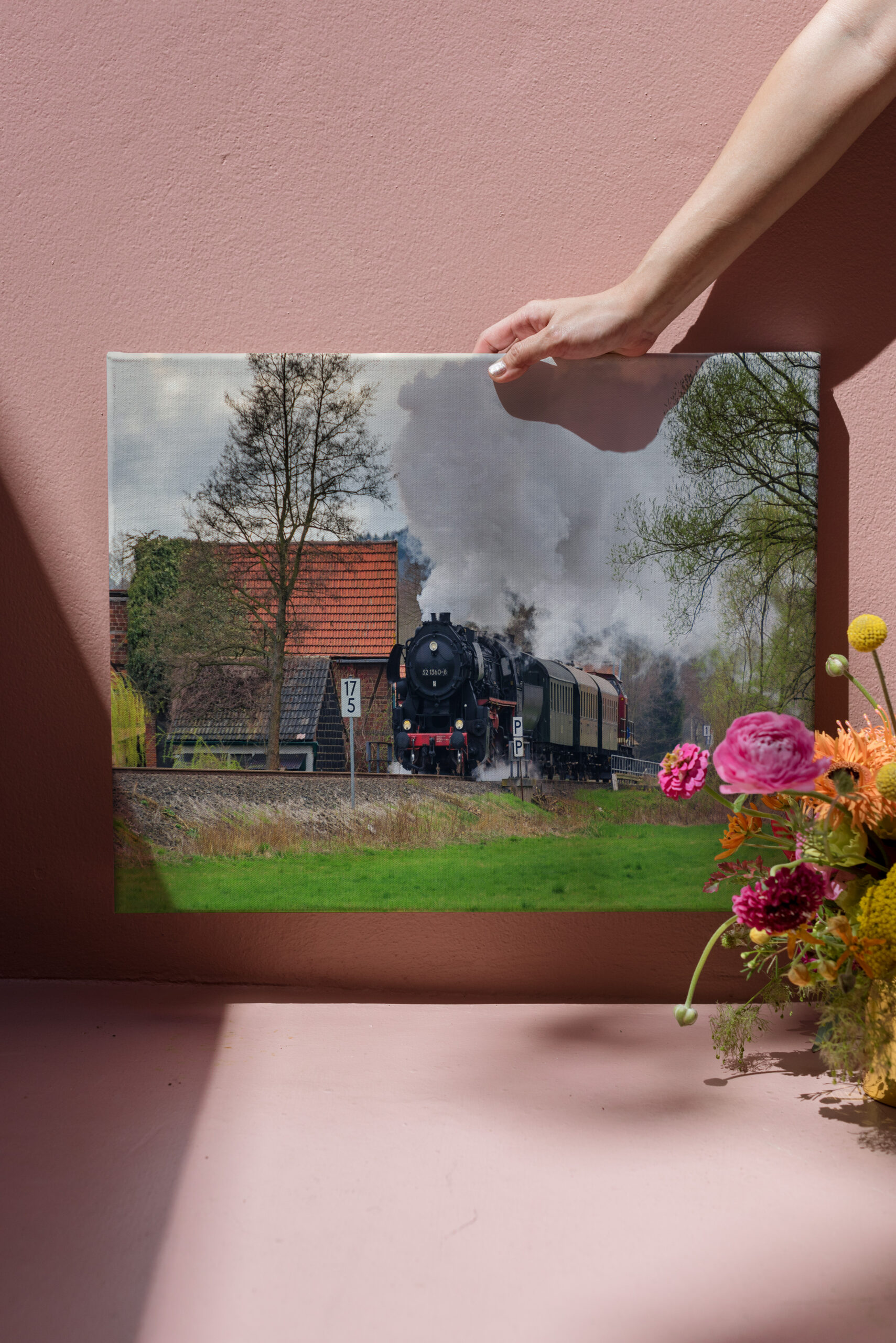 raxxa Canva: Sonderzug der Bergwerksbahn