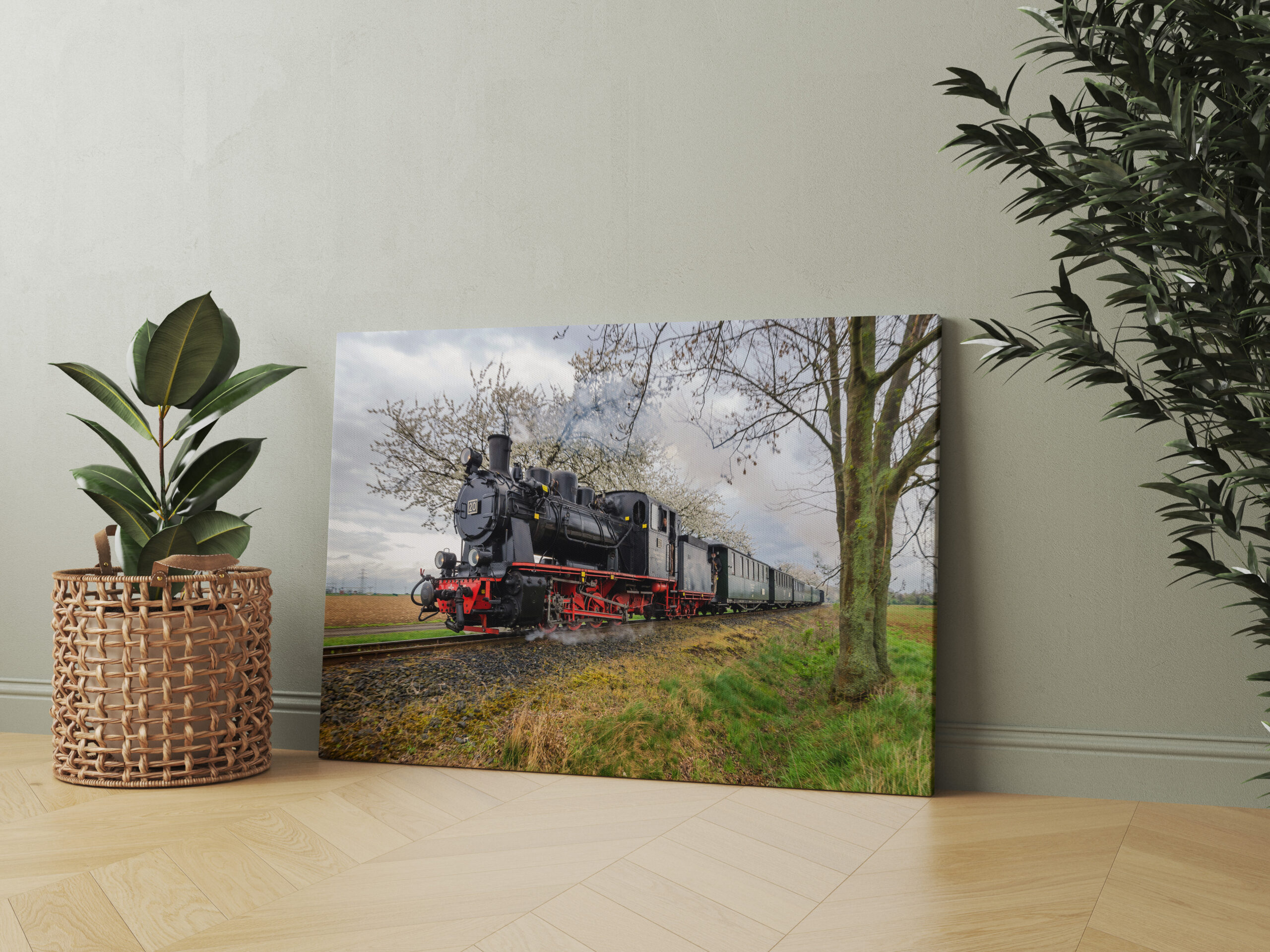 raxxa Canva: Kirschblütenfest der Bergwerksbahn