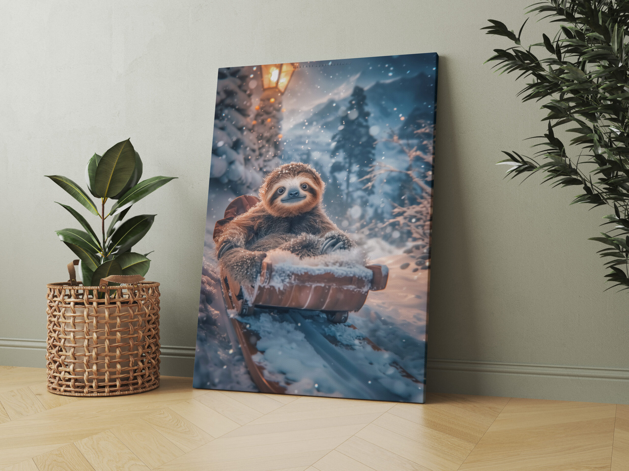 raxxa Canva: Auch gemütlich kann man Schlitten fahren