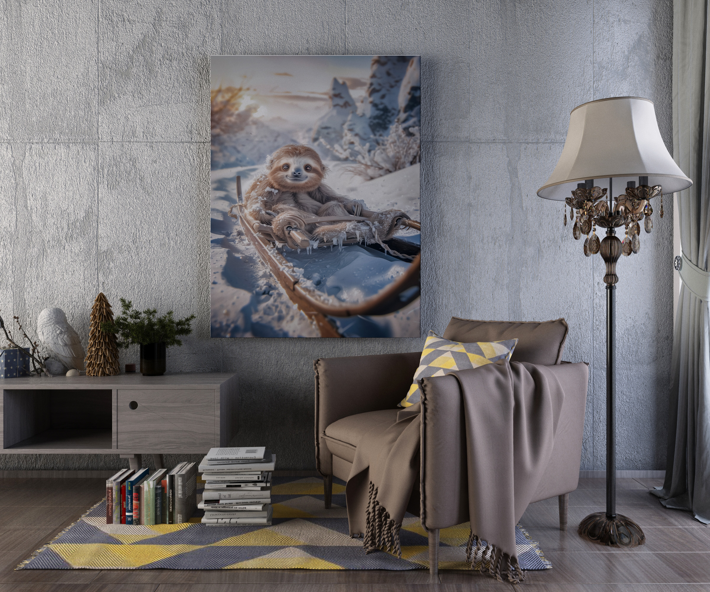 raxxa Canva: Gemütlich kann man den Eiszapfen beim Wachsen zu sehen - immagine 2