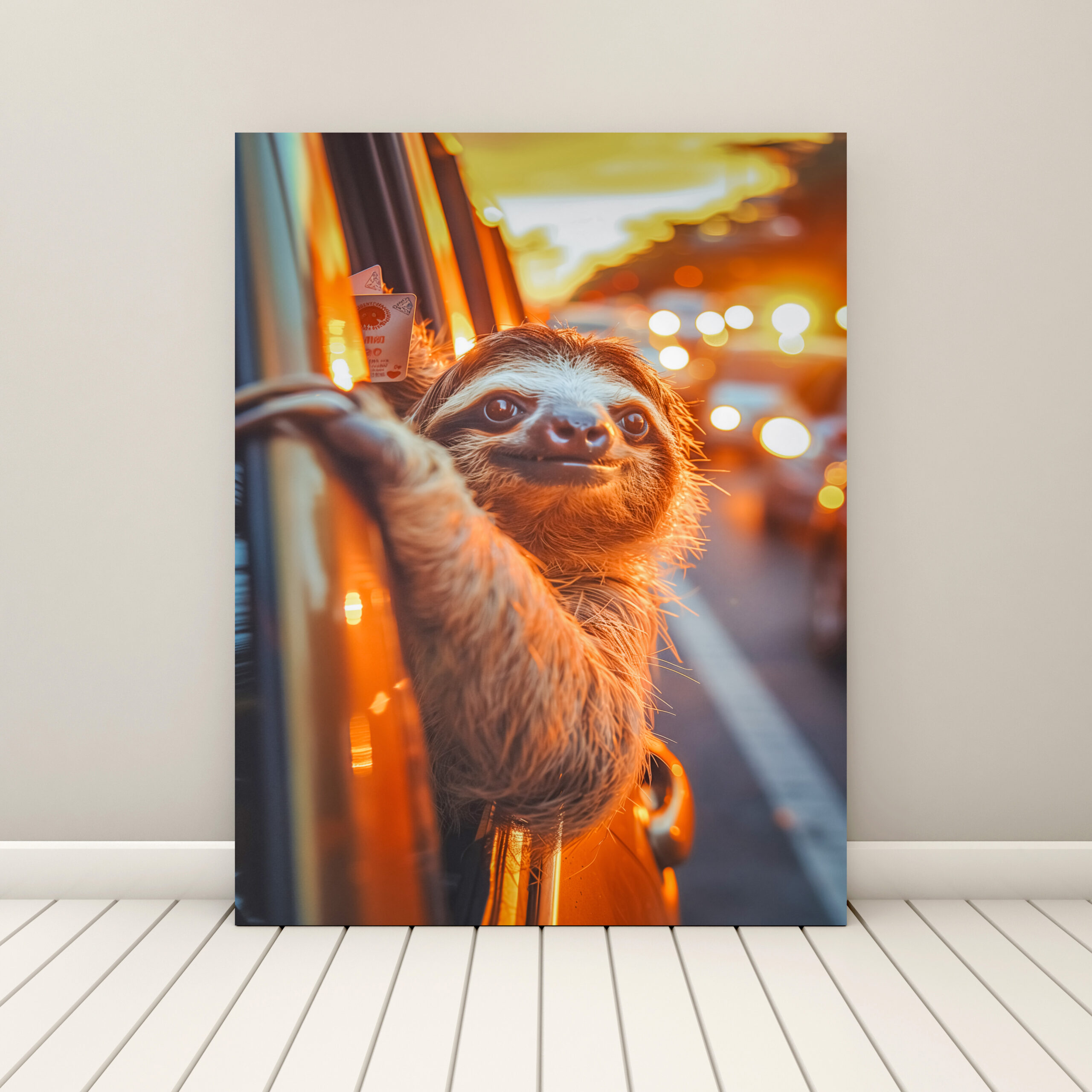 raxxa Canva: Ich bin nicht spät ich bin faultier pünktlich - Image 2