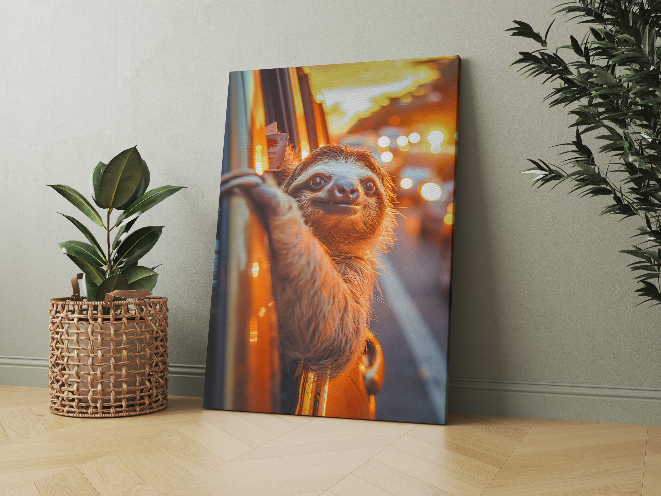 raxxa Canva: Ich bin nicht spät ich bin faultier pünktlich - Image 4