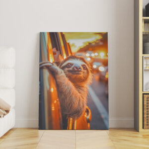 raxxa Canva: Ich bin nicht spät ich bin faultier pünktlich