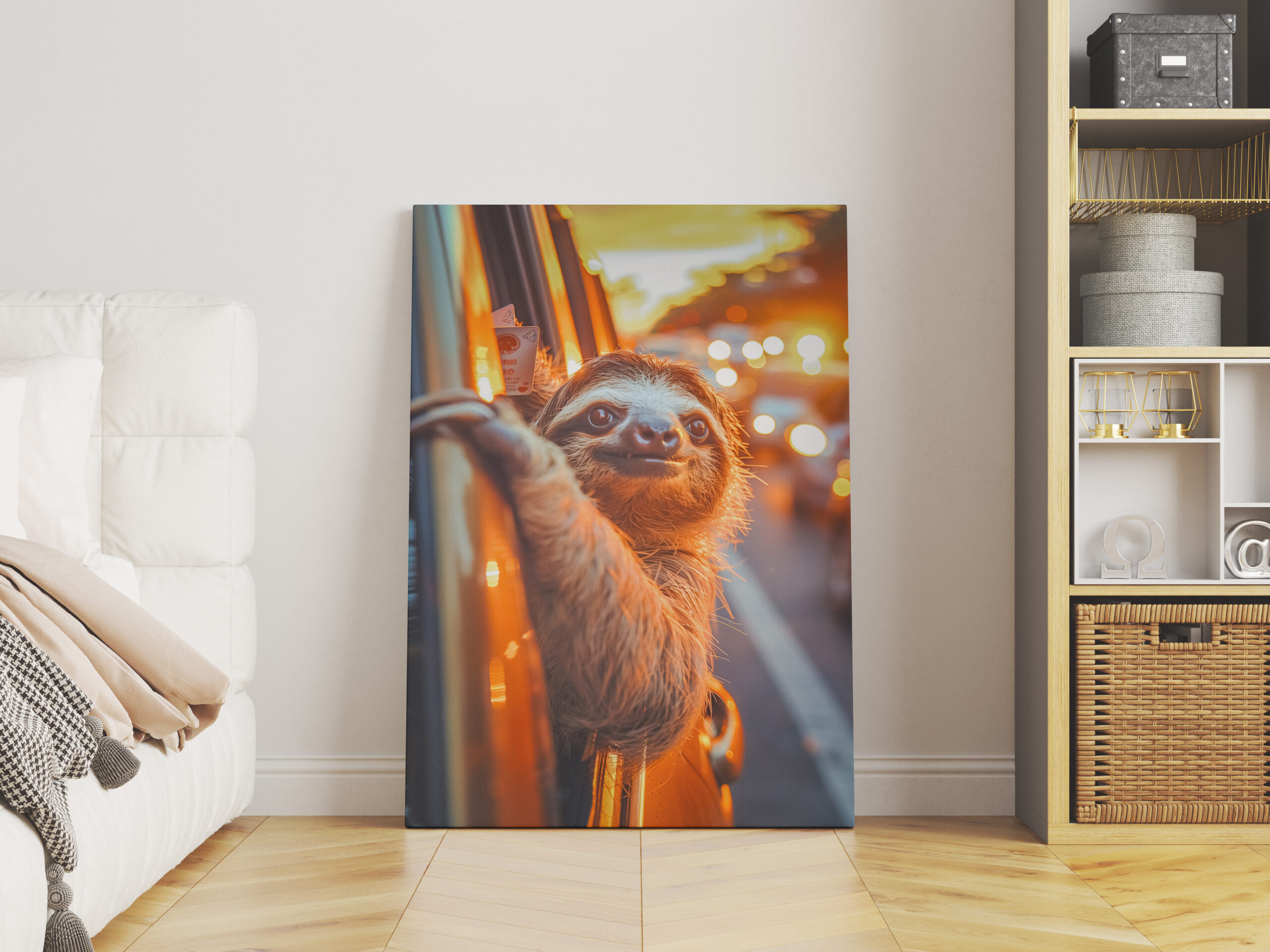 raxxa Canva: Ich bin nicht spät ich bin faultier pünktlich