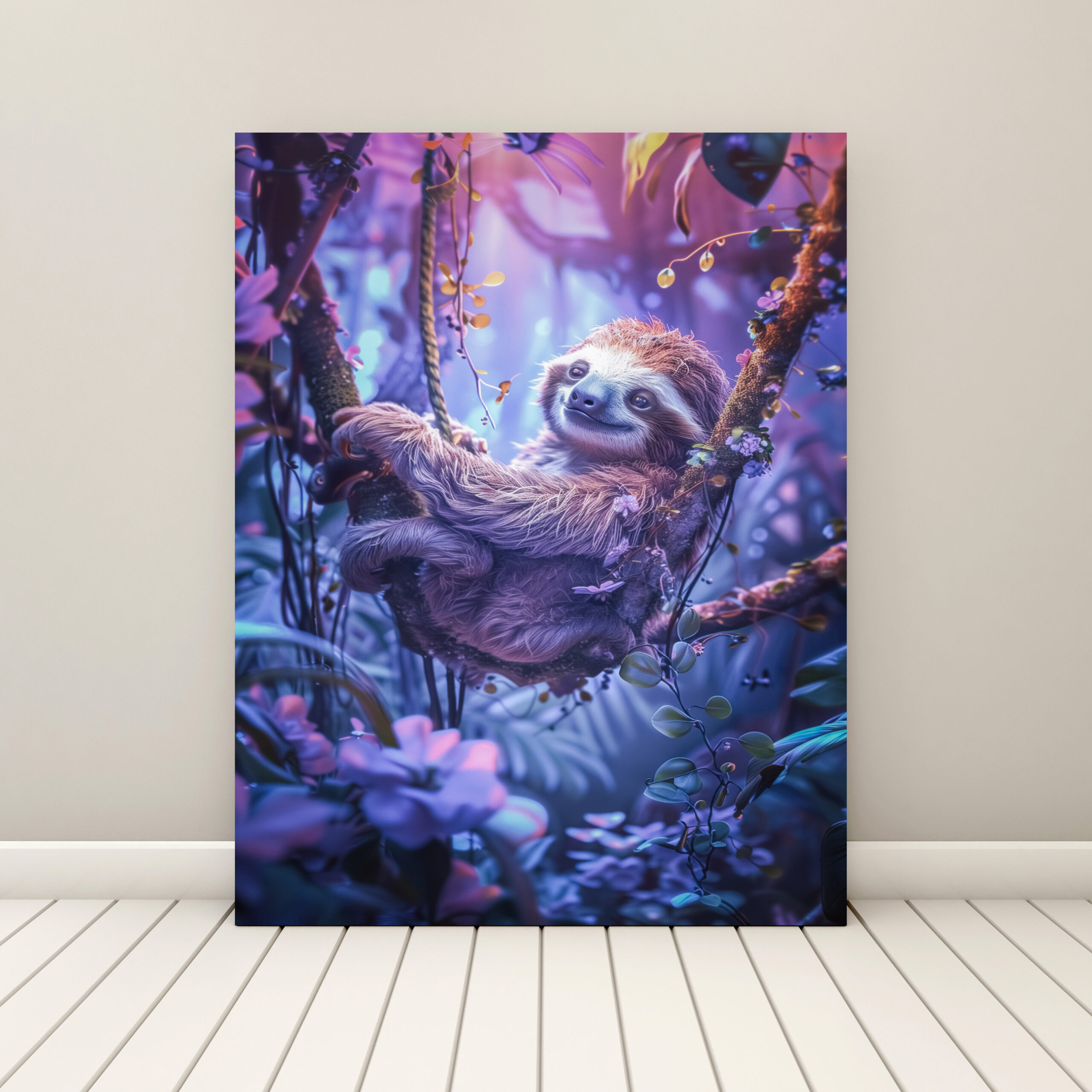 raxxa Canva: Mehr Schlaf weniger Stress Faultierlogik – Image 2