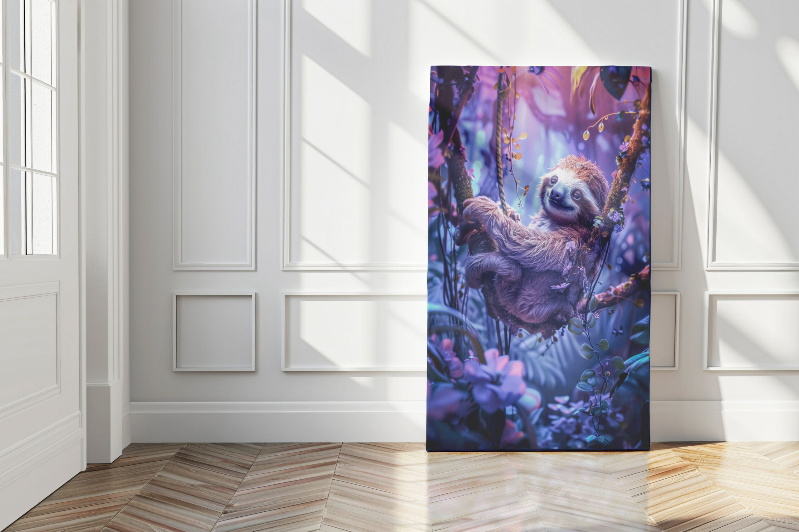 raxxa Canva: Mehr Schlaf weniger Stress Faultierlogik – Image 3