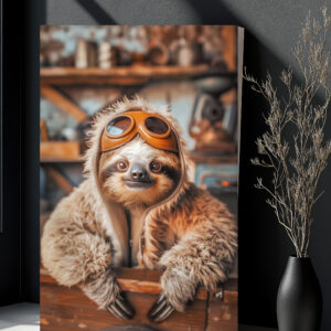 raxxa Canva: Schnelligkeit ist für Geparden ich bin Faultier Zen