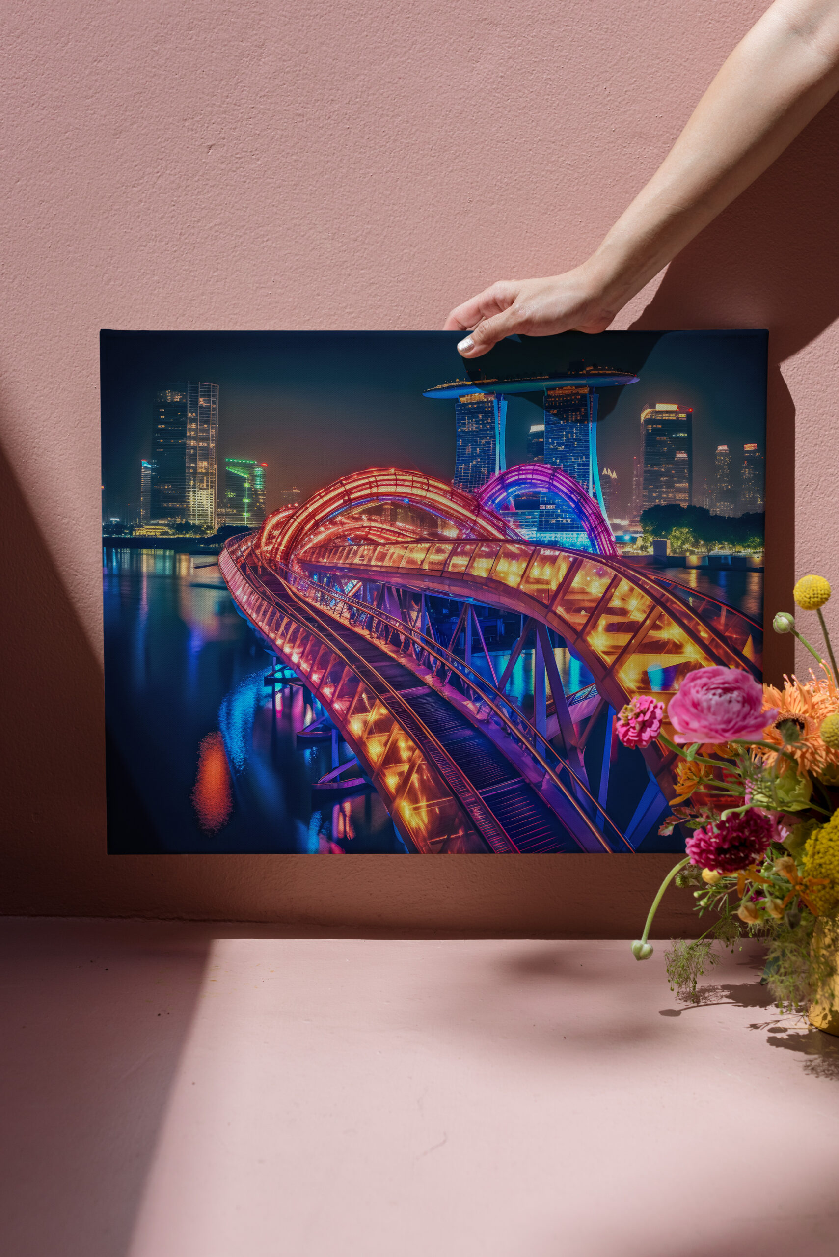 raxxa Canva: Helix Bridge Singapur