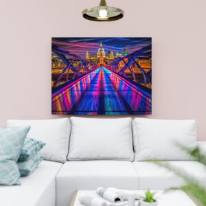 raxxa Canva: Millennium Bridge London