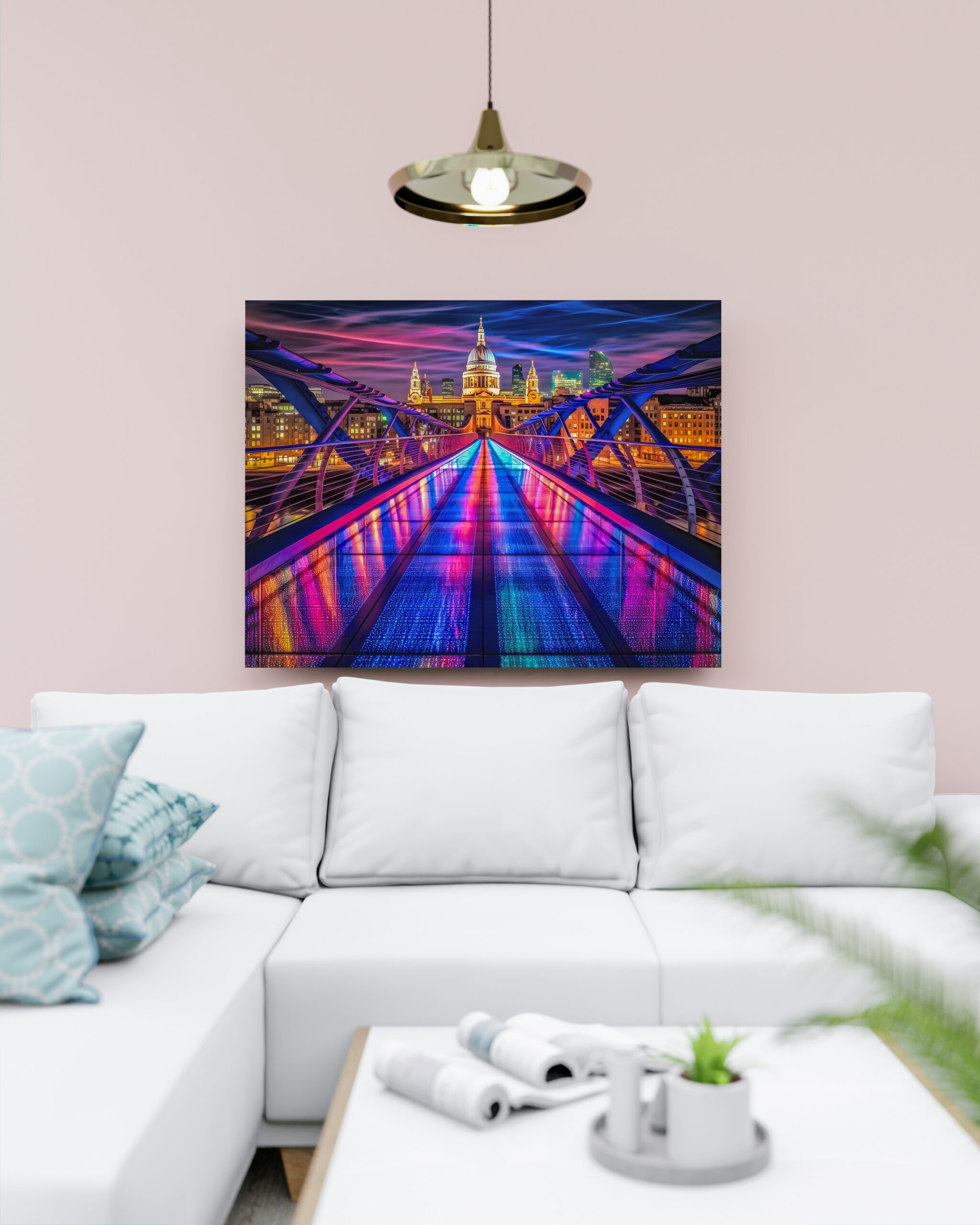 raxxa Canva: Millennium Bridge London