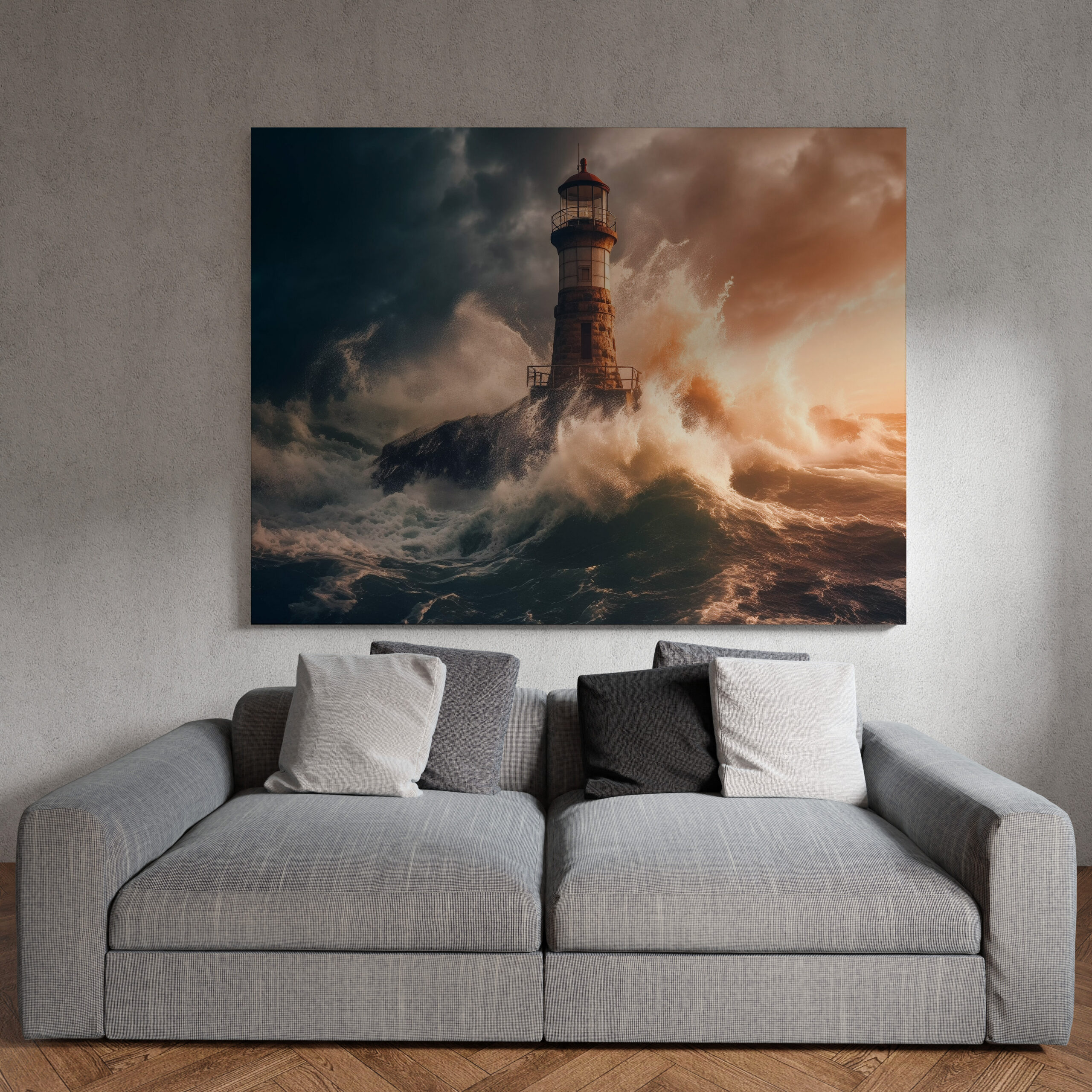 raxxa Canva: Er ist ein Flüstern der Hoffnung in der tosenden See – Image 3