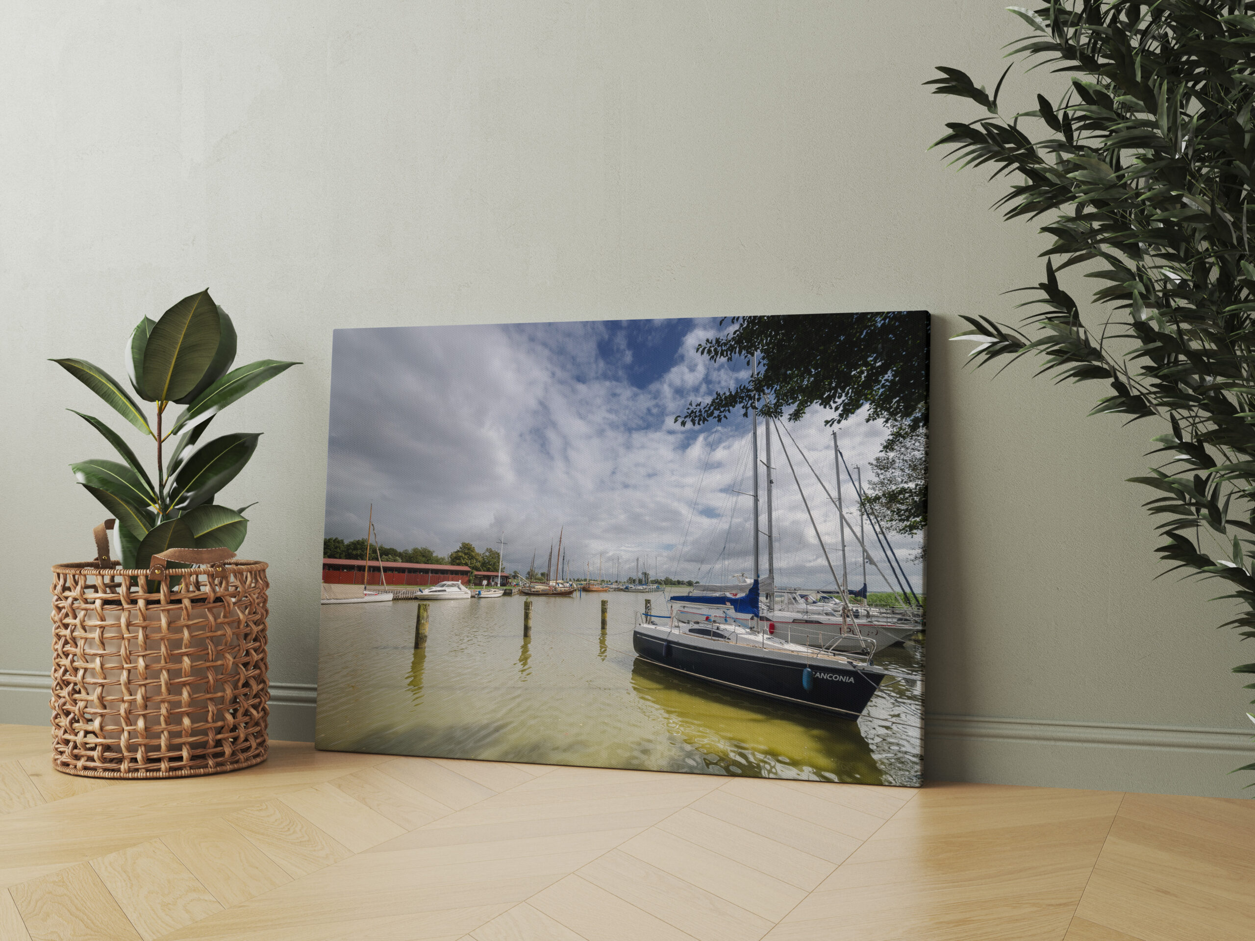 raxxa Canva: Wustrow Hafen