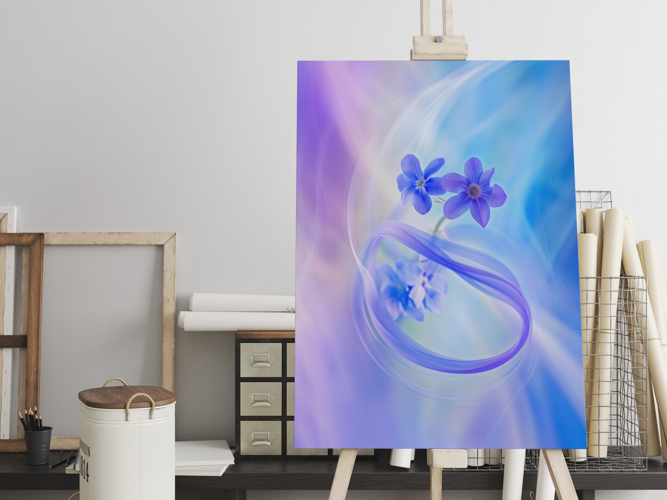 raxxa Canva: Blumen öffnen die Tore zur Magie