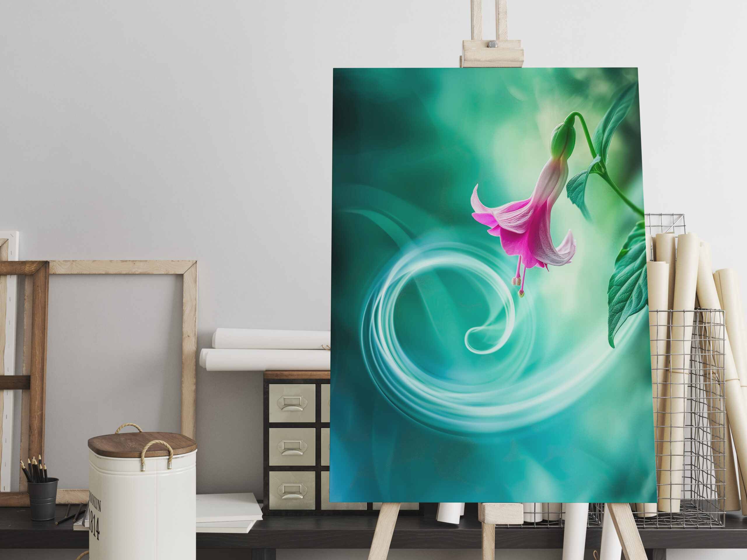 raxxa Canva: Blätter flüstern uralte Lieder