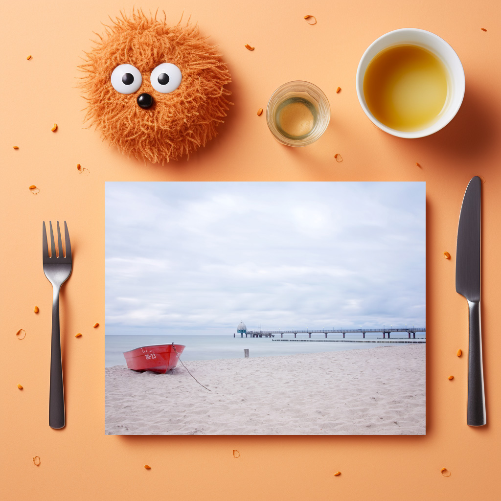 raxxa Premium-Tischset: Seebrücke Zingst - Imagen 2