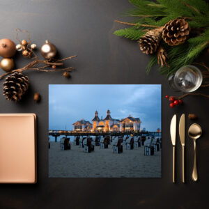 raxxa Premium-Tischset: Seebrücke Sellin