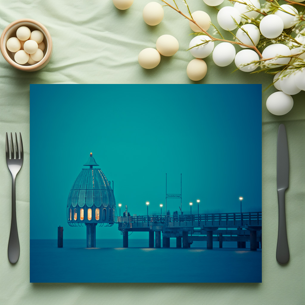 raxxa Premium-Tischset: Seebrücke Zingst