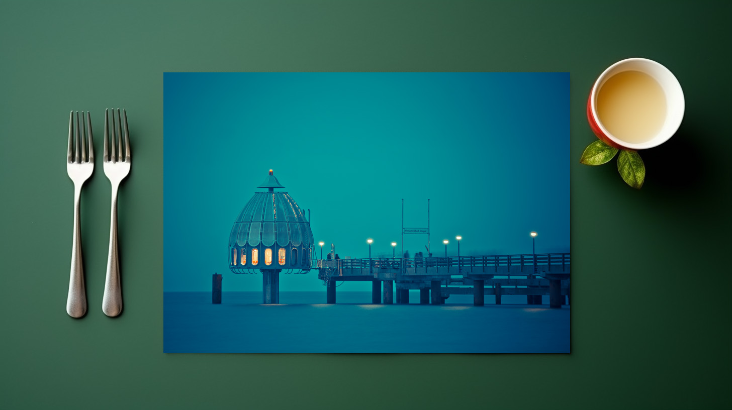 raxxa Premium-Tischset: Seebrücke Zingst – Image 3