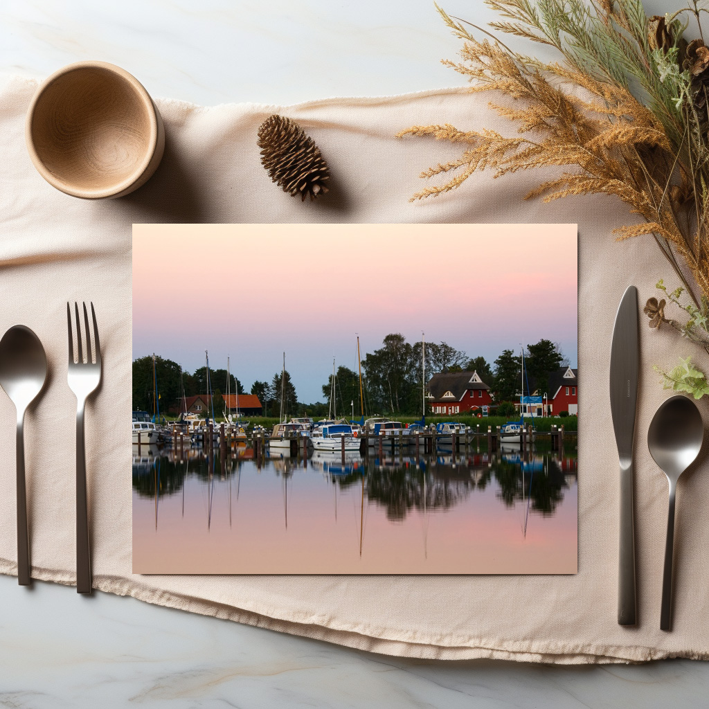 raxxa Premium-Tischset: Prerower Hafen - Imagen 2