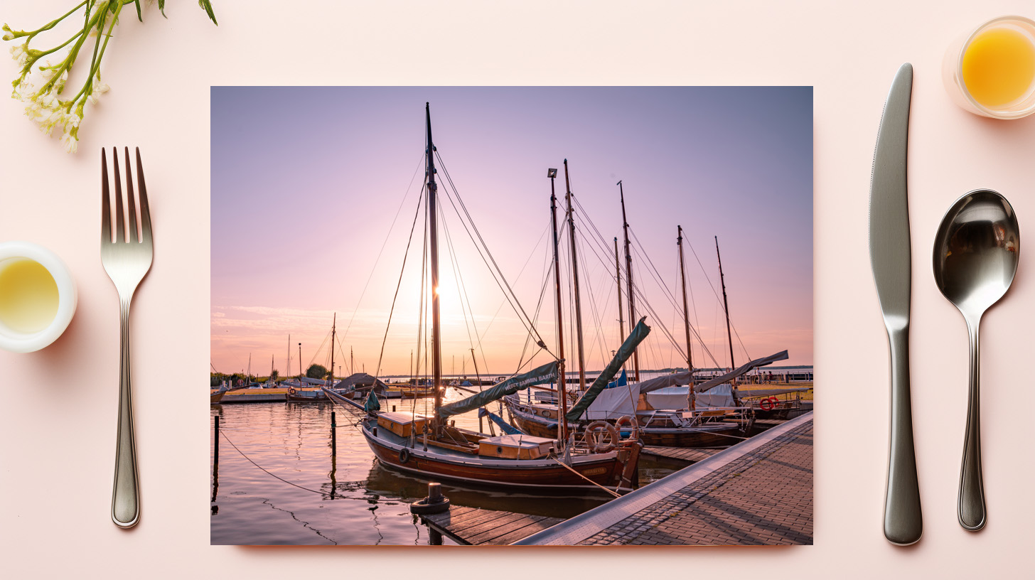 raxxa Premium-Tischset: Hafenstimmung – Image 3