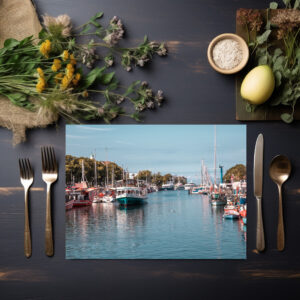 raxxa Premium-Tischset: Warnemünde Alter Strom